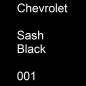 Preview: Chevrolet, Sash Black, 001.